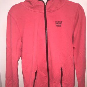 Pink PINK Zip-Up Sport Hoodie